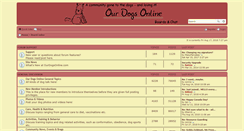 Desktop Screenshot of ourdogsonline.com