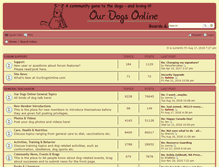 Tablet Screenshot of ourdogsonline.com